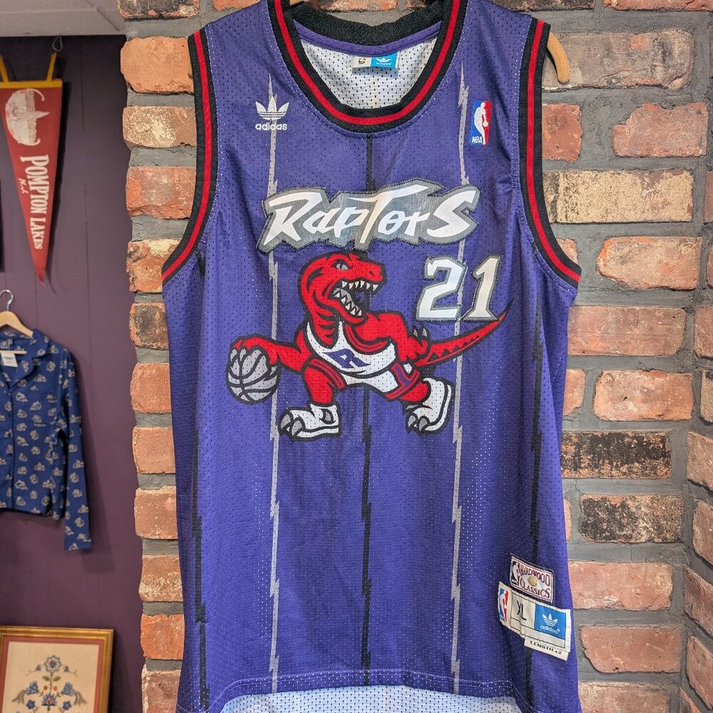 Adidas XL Toronto Raptors Marcus Camby 21 Hardwood Classics Jersey Basketball